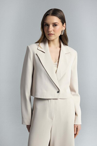 Sateen Κοντό Μπουφάν Mari - Μπεζ