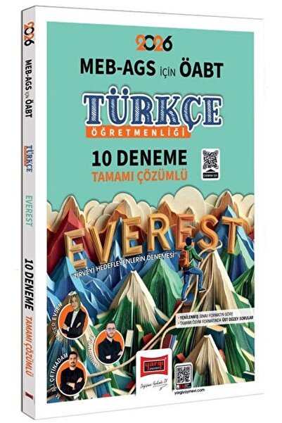 Yargı Yayınları Yargı 2026 ÖABT MEB-AGS Türkçe Öğretmenliği EVEREST 10 Deneme...