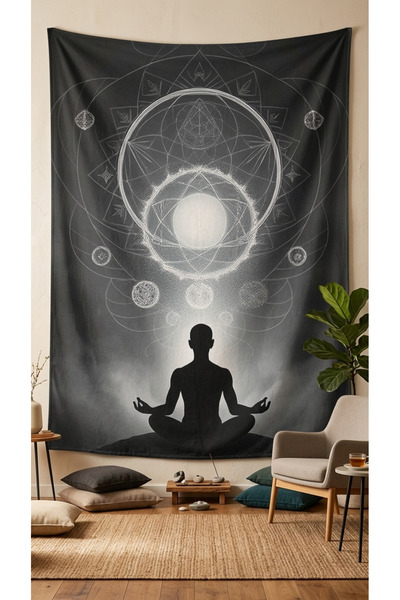 Vagonik غطاء جداري لليوجا والتأمل مصنوع من قماش عالي الجودة