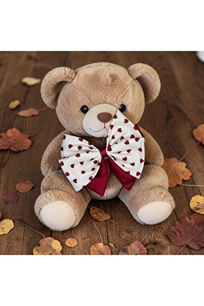 Nills Baby & Kids Heart Patterned Double Layer Fabric Bow Automatic Buckle - ...