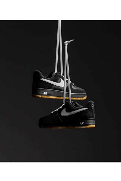 Nike Air Force 1 '07 LV8 Siyah-Beyaz Günlük Spor Ayakkabı (Blue Sport )