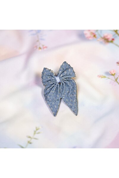 Nills Baby & Kids Sequin Detailed Fabric Bowknot Clasp - Blue