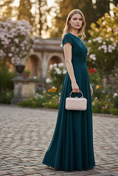 LYRA Bags & Accessories LYRA Kadın Portföy Çanta Şık Metal Detaylı Abiye Kadı...