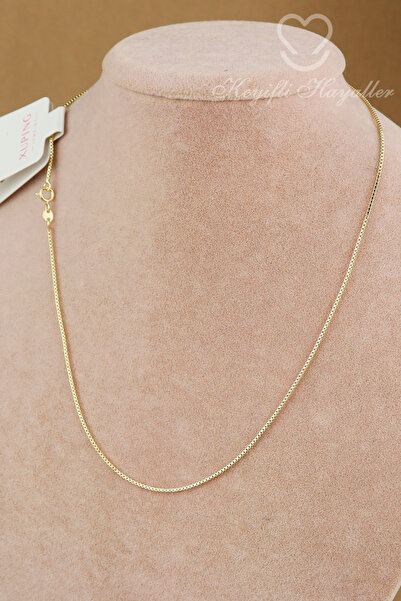 Keyifli Hayaller Xuping Kolye - Vip Xuping Sık Zincir 14K Gold 44cm Şık Kolye...