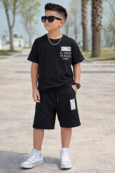 KOKOŞ BEBEK Boy's Style Shorts Set - Age 7/15 - 31687