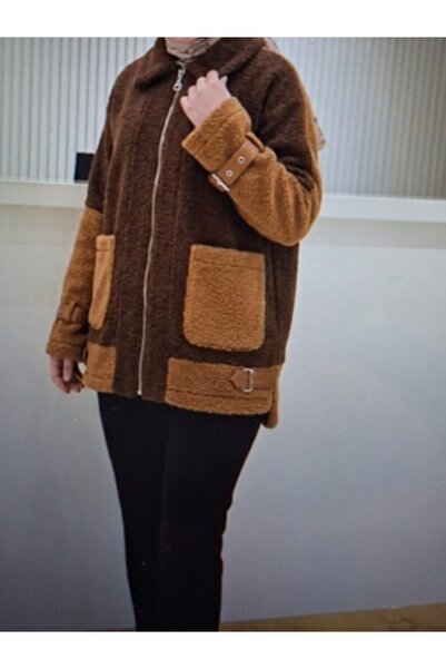 Tığ Triko Kbn.6014.01 Crochet & Leather and Fur Combination Coat