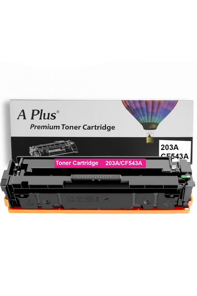 APLUS 203A CF543A Magenta Compatible Toner Cartridges HP Color LaserJet Pro M...