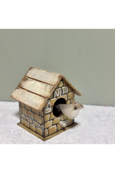 Kumsal Hobi Sanat Ahşap Kuş Evi