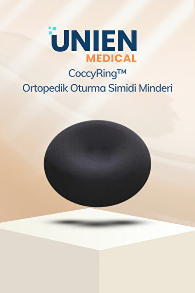 UNIEN Medical CoccyRing™ Ortopedik Oturma Simidi Minderi – Kuyruk Sokumu Dest...