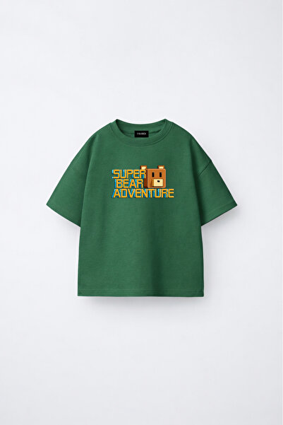 fasardi Super Bear Adventure Super Bear cu imprimeu supradimensionat bumbac 1...