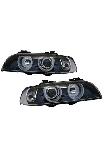 tuningset Angel Eyes Headlights suitable for BMW 5 Series E39 1996-2003 Facel...