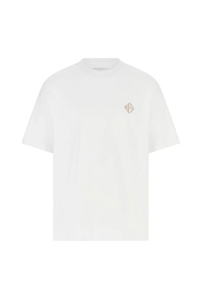 Guess Yuvarlak Yaka Düz Beyaz Erkek T-Shirt M6RI25I3Z14-G011 Beyaz T-Shirt