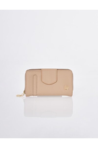 Kayra Clamshell Wallet Mink