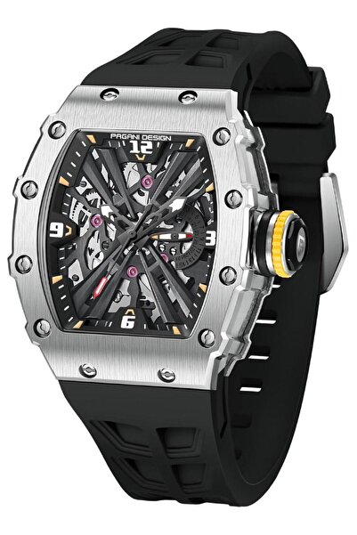 Pagani design PD1738 Men's Quartz Watches Stainless Steel Waterproof Tonneau ...
