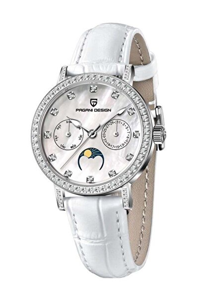 Pagani design PD1789 Women's Elegant Quartz Watch Diamonds Series Leather Str...
