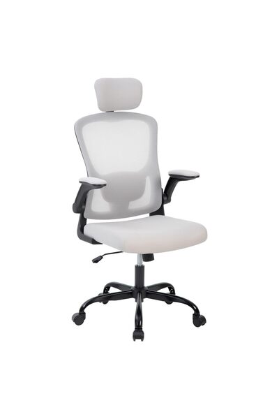 Garvee كرسي مكتب شبكي مريح مع مسند رأس ودعم قطني وذراعين قابلة للرفع، حتى 350...