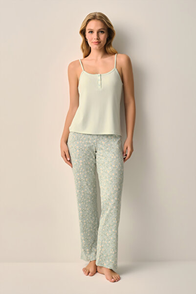 SUWEN Ella Atlet Pantolon Pijama Takımı