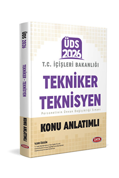 Data Yayınları T.C. İçişleri Bakanlığı Tekniker - Teknisyen GYS - ÜDS Konu An...