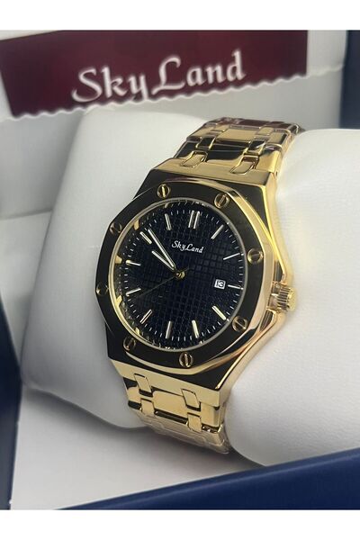 Skyland ساعة (Sky Land) رجالية تعمل بنظام كوارتز عالي الجودة لضمان دقة الوقت ...