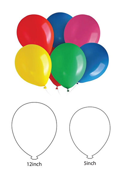 genric Celebration Balloons – 12 Inch Green Latex Balloons Pack of 50 pcs