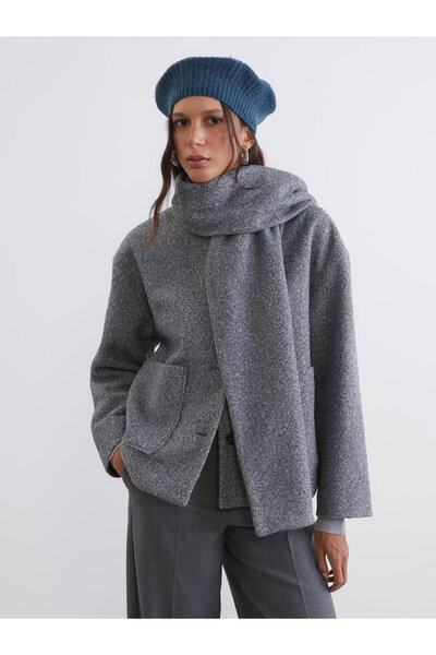 LC Waikiki Scarf Women's Cachet Jacket