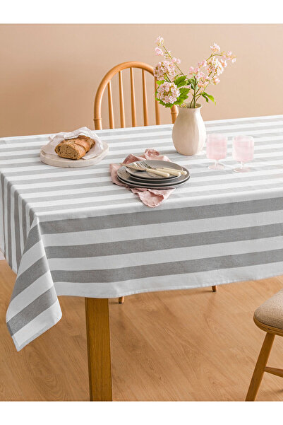 LC Waikiki Striped Tablecloth for Style Enthusiasts from Uzg Store 150X220 cm