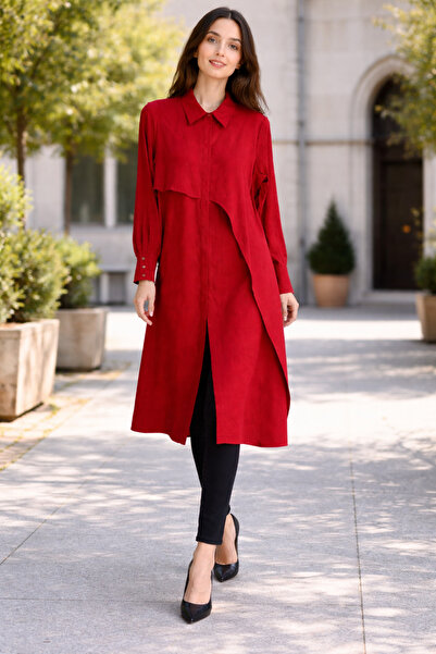 Kayra Tunica din in și lyocell cu croială asimetrică Ruby