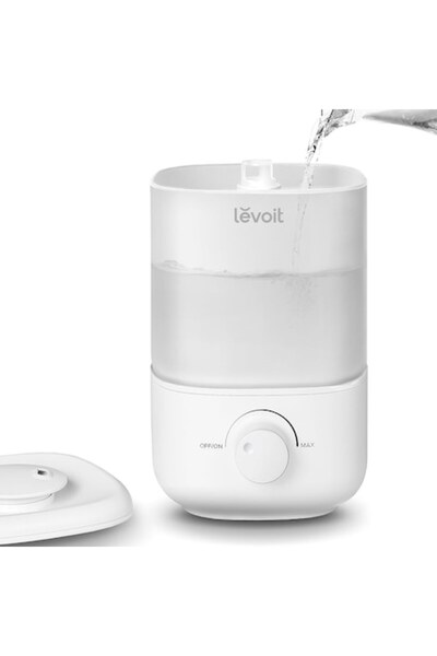 Levoit Top-fill humidifier, 2.5 l tank, automatic shut-off, white