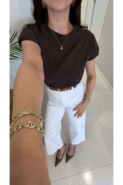 BİRCANÇİL Md Dios Coffee Padded T-Shirt