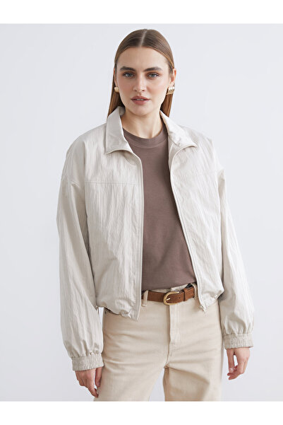 LC Waikiki Collared Neck Oversize Women's Jacket