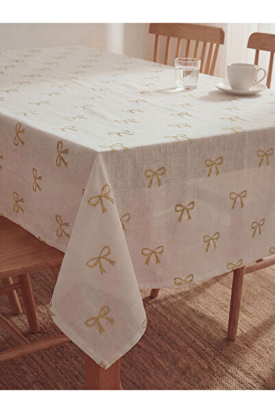 LC Waikiki Nevavm Fiyonk Patterned Tablecloth with Difference 145X200 cm