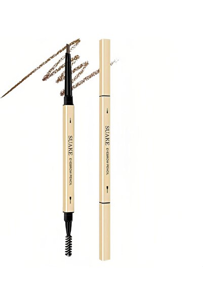 Arabest 2-Pack Micro Eyebrow Pencils with Dual-Sided Brush, Fine Tip Brow Mak...