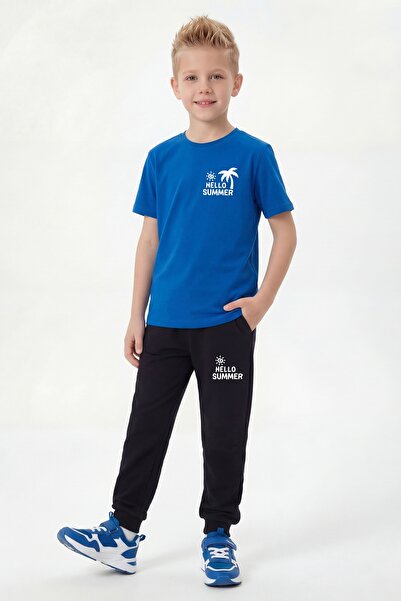 FYK COLLECTİON Μπλουζάκι με λαιμόκοψη ουράλισσα και μακριά φόρμα για αγόρια -...