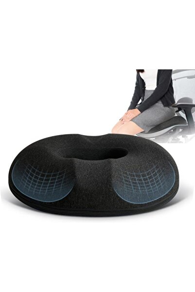 Pomefar Memory Foam Seat Cushion, Donut Pillow Pain Relief for , Pregnancy, C...