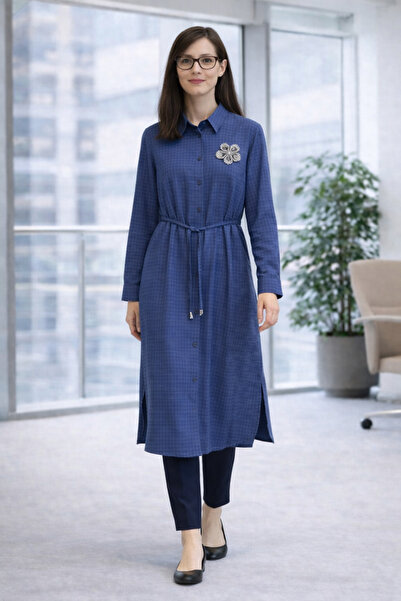 Kayra Embroidered Tunic with Detailed Embroidery