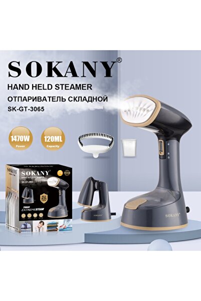 SOKANY Steam Iron & Clothes Steamer, 1470W Handheld Portable Garment Steamer ...