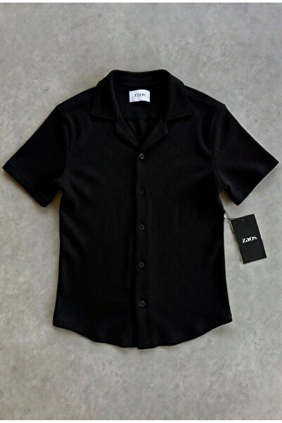 zs zaos fashion Ανδρικό κοντομάνικο μπλουζάκι με στάμπα και υφή, καλοκαιρινό,...