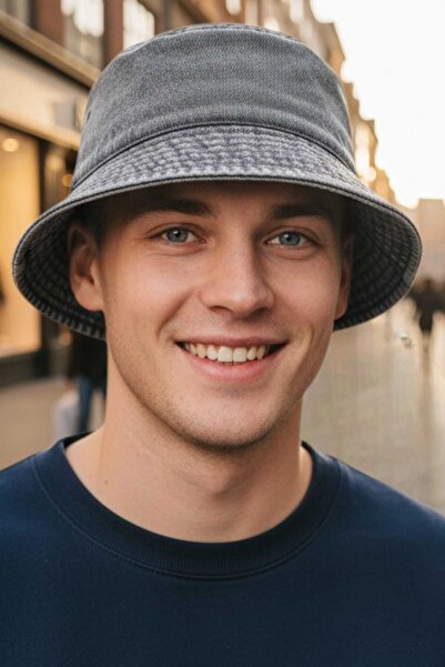 Uniquetrenders Ανδρικό καπέλο τύπου bucket από 100% βαμβάκι, vintage στυλ