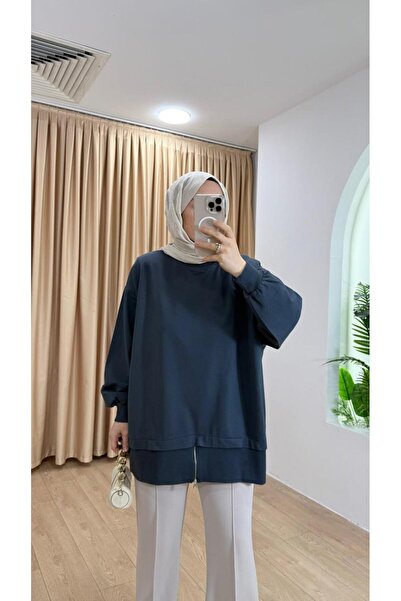 Suede Style 6284 - Comfortable, Casual Zipper Detailed 2 Thread Women's Long ...