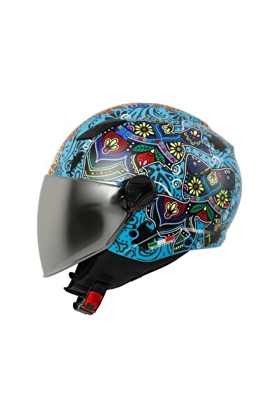 Sway SW 765 Spring Blue Kask - MotoDede