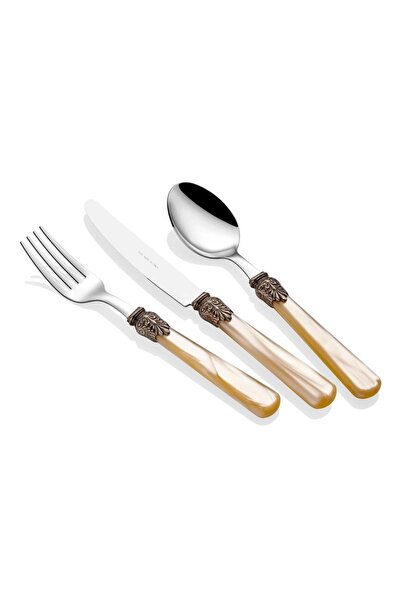 RİVADOSSİ SANDRO Rivadossi Elena Bone 75 Piece Cutlery Set
