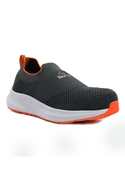 Vaultex COC Low Ankle Steel Toe Safety Shoe, Grey/Orange 44 SIZE