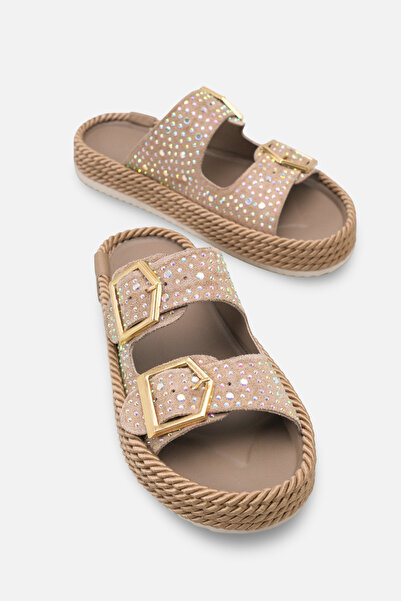 Solo Bag Daily Stoned Stylish Double Buckle Orthopedic Comfortable Straw Ergo...