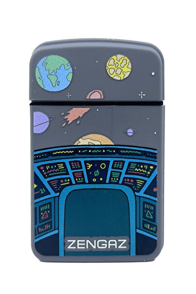 Zengaz Cool Tasarım Jet Alev Çakmak - Galactic Grey