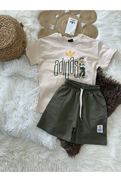 Alvadonna Unisex Shorts Set with Front and Back Print