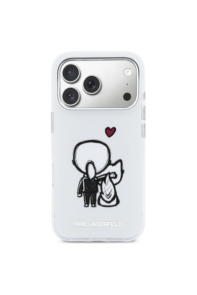 Karl Lagerfeld Karl & Choupette MagSafe Clear Case for iPhone 17 Pro