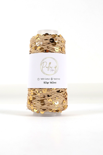 FATMA PULLU İP Νήμα με πούλιες σε κουλούρες 50 γραμμαρίων, μήκους 160 μέτρων....