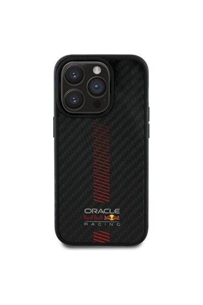 Red Bull Husă MagSafe din fibră de carbon pentru iPhone 14 Pro - Negru