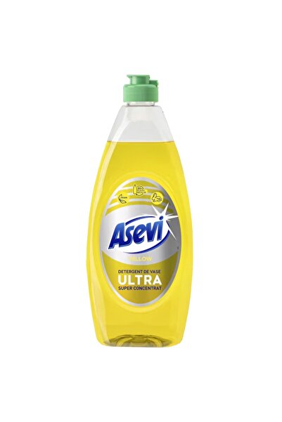 ASEVI Detergent de vase concentrat, Ultra Yellow, 650ml