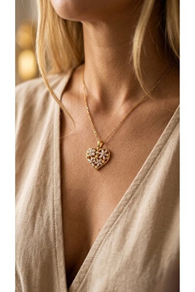 İNN JEWELLERY 316 L Steel Necklace, Tarnish Resistant, with Hypoallergenic He...